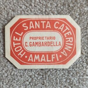 1940:S Hotel Luggage Tags